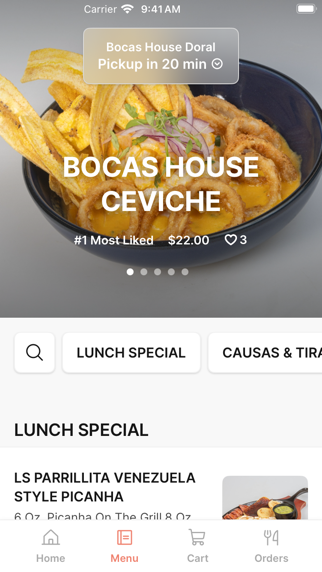 Bocas House iPhone screenshot 2 - Food & Drink app