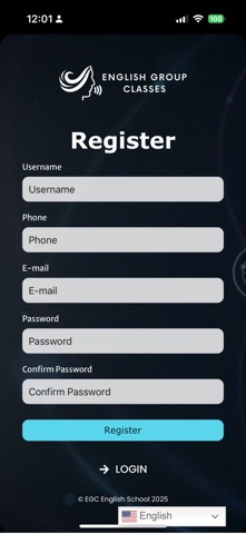 EGC English School screenshot