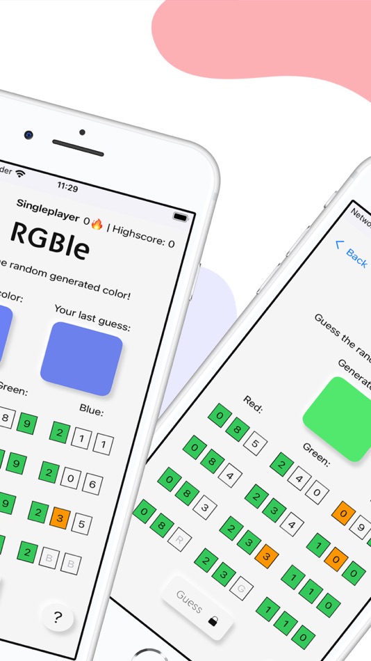 #2. RGBle - Color Guessing Game (iOS) 由: Benjamin Golic
