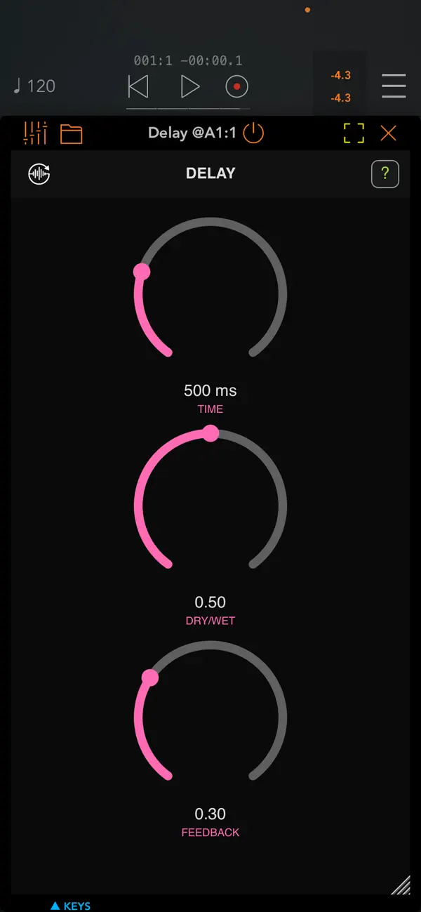 Screenshot #1 pour Delay Line