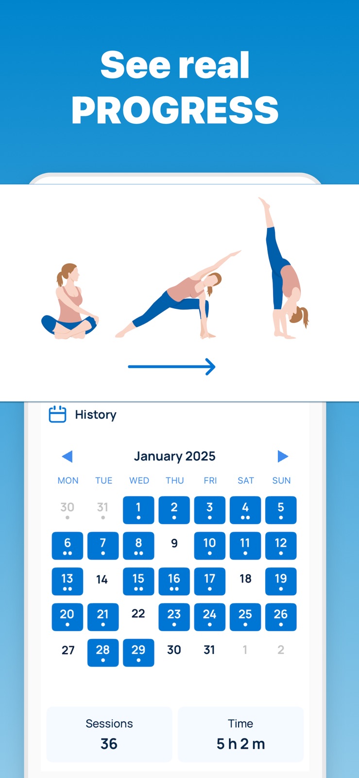5 Minute Yoga Workouts iphone screenshot 8