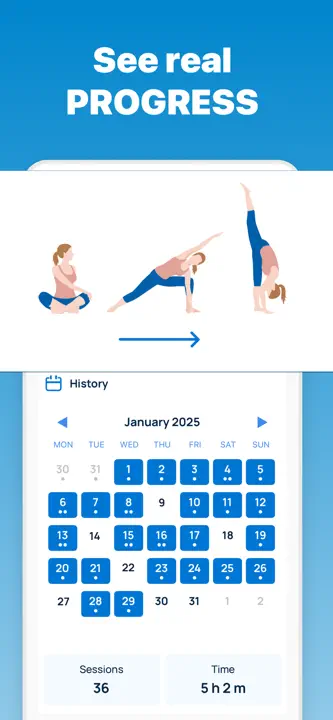 5 Minute Yoga Workouts: Screenshot 3 von 8