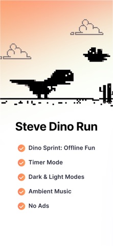Steve - Dino Run screenshot