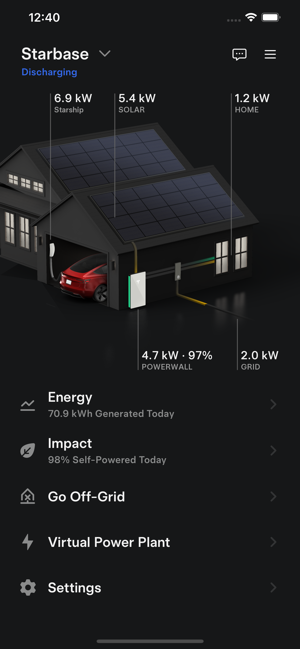 ‎Tesla Screenshot