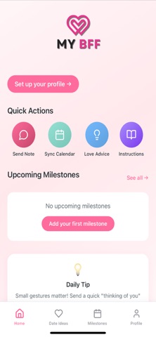 MY BFF Relationship App app screenshot