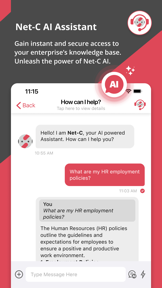 NetSfere Secure Messaging screenshot