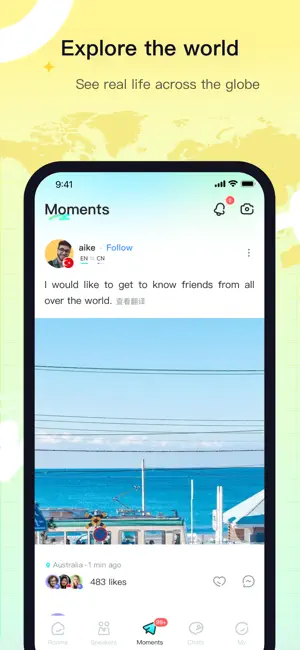 YeeTalk - Chat, Talk & Learn iPhone screenshot 4