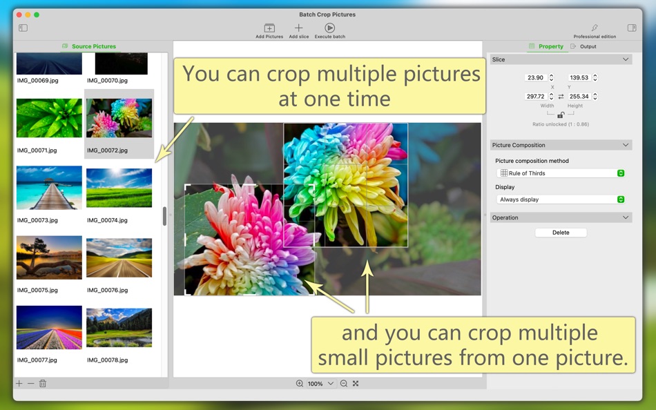 #3. Batch Crop Pictures (macOS) Podle: 军 龙