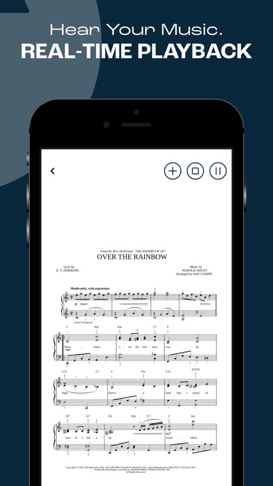 Screenshot #3 pour Musicnotes: Sheet Music Reader