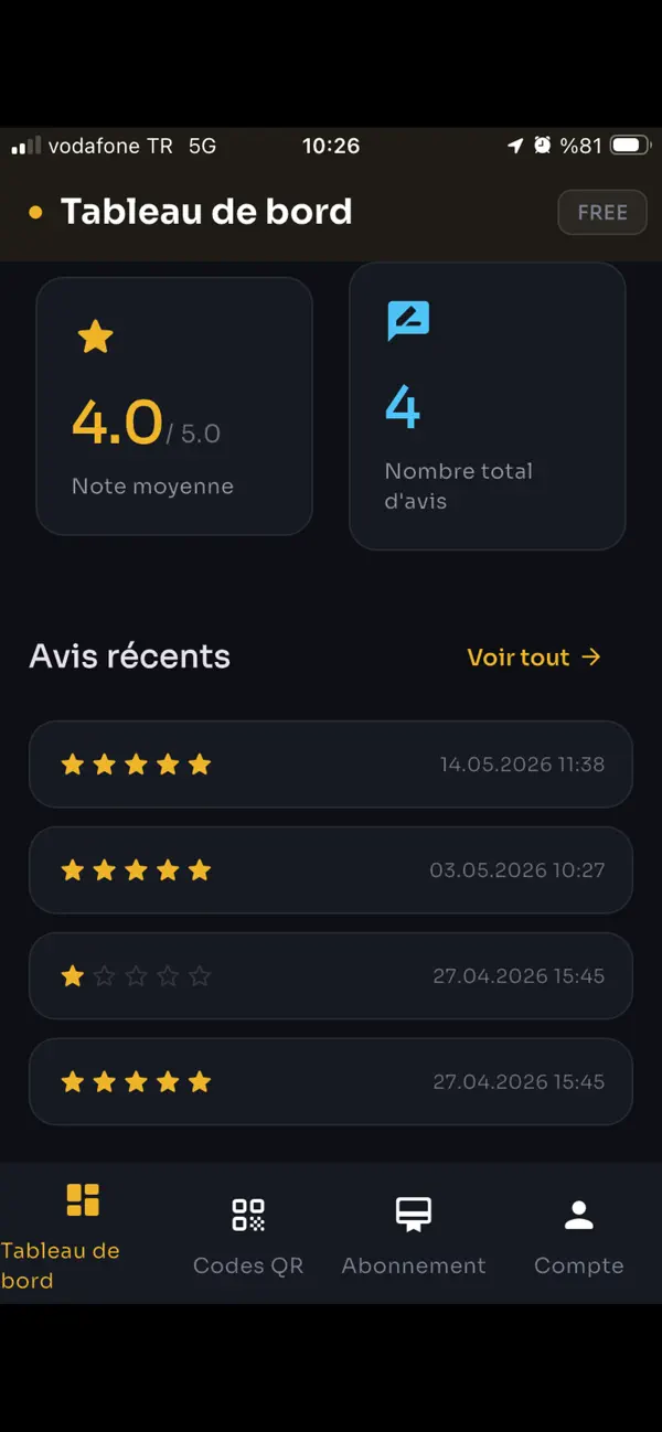 Screenshot #3 pour Review Pro:Gestionnaire d’avis