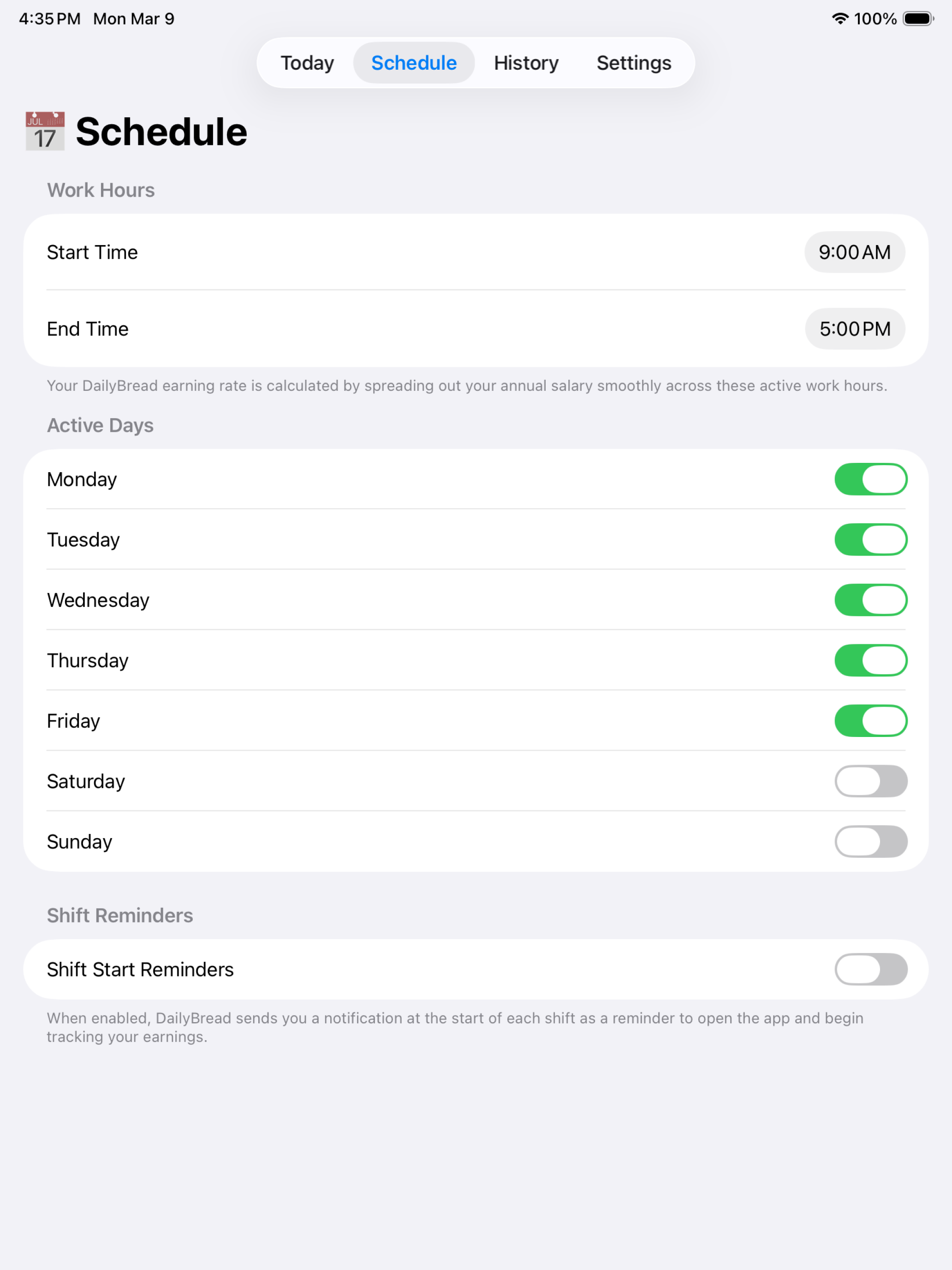 DailyBread - Income Tracker screenshot 9