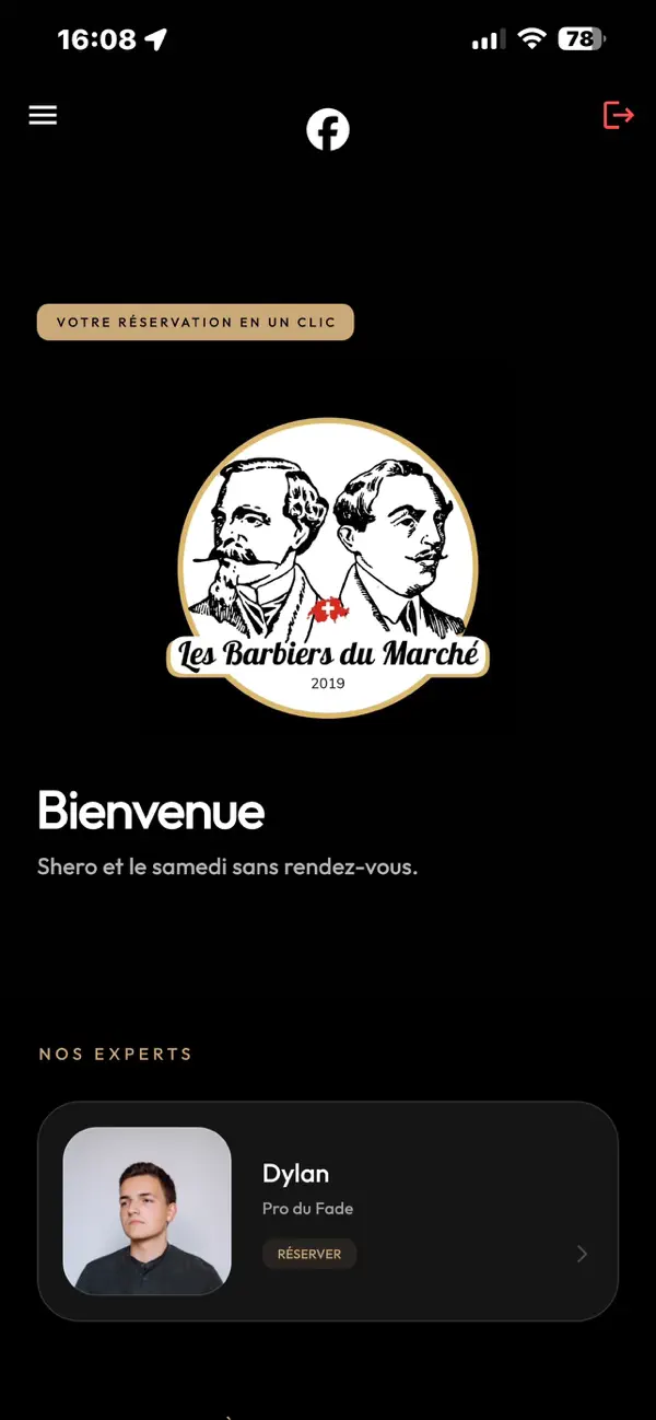 Screenshot #1 pour Les barbiers du marché