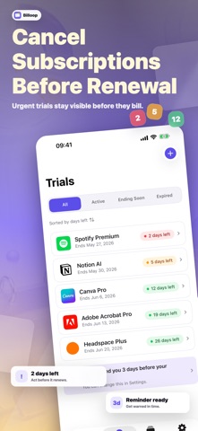 Billoop: Subscription Tracker Screenshot 2 of 6