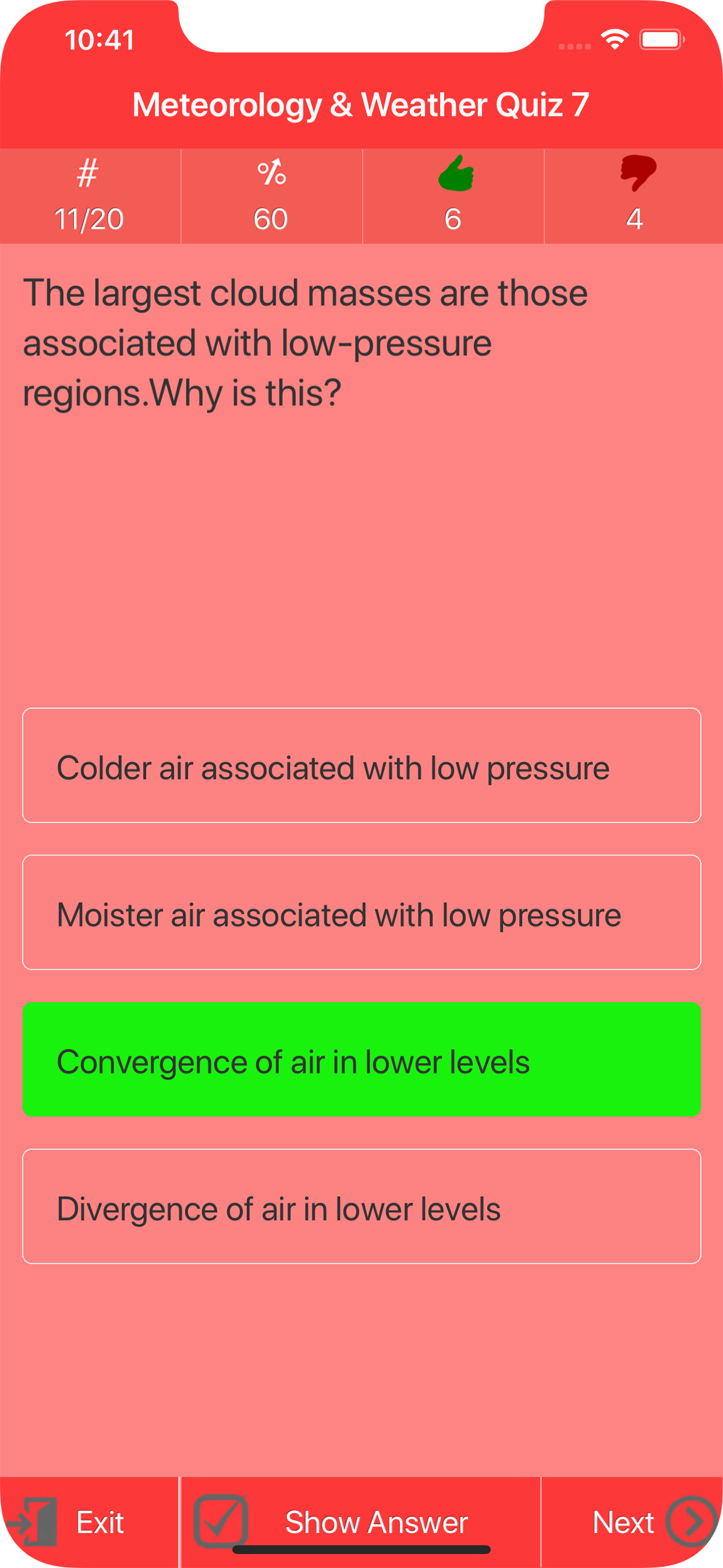 Meteorology & Weather Quizzes