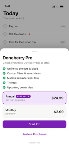 Doneberry: To-Do List & Tasks Screenshot 10 of 10