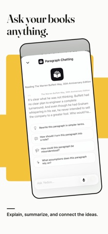 Yedoo: AI Reader & Book Chat screenshot