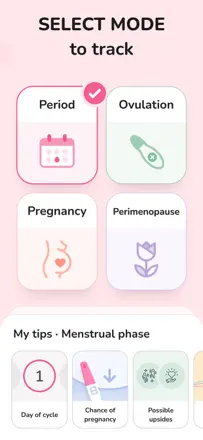 Period Tracker and Calendar : capture d’écran 2 sur 8