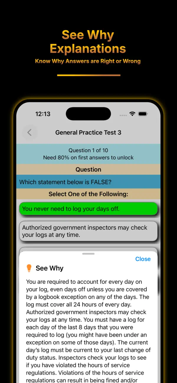 Screenshot #3 pour CDL Practice Test® 2026