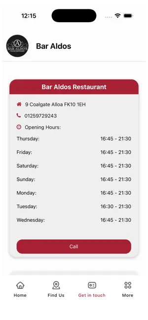 Bar Aldos Restaurant screenshot 1