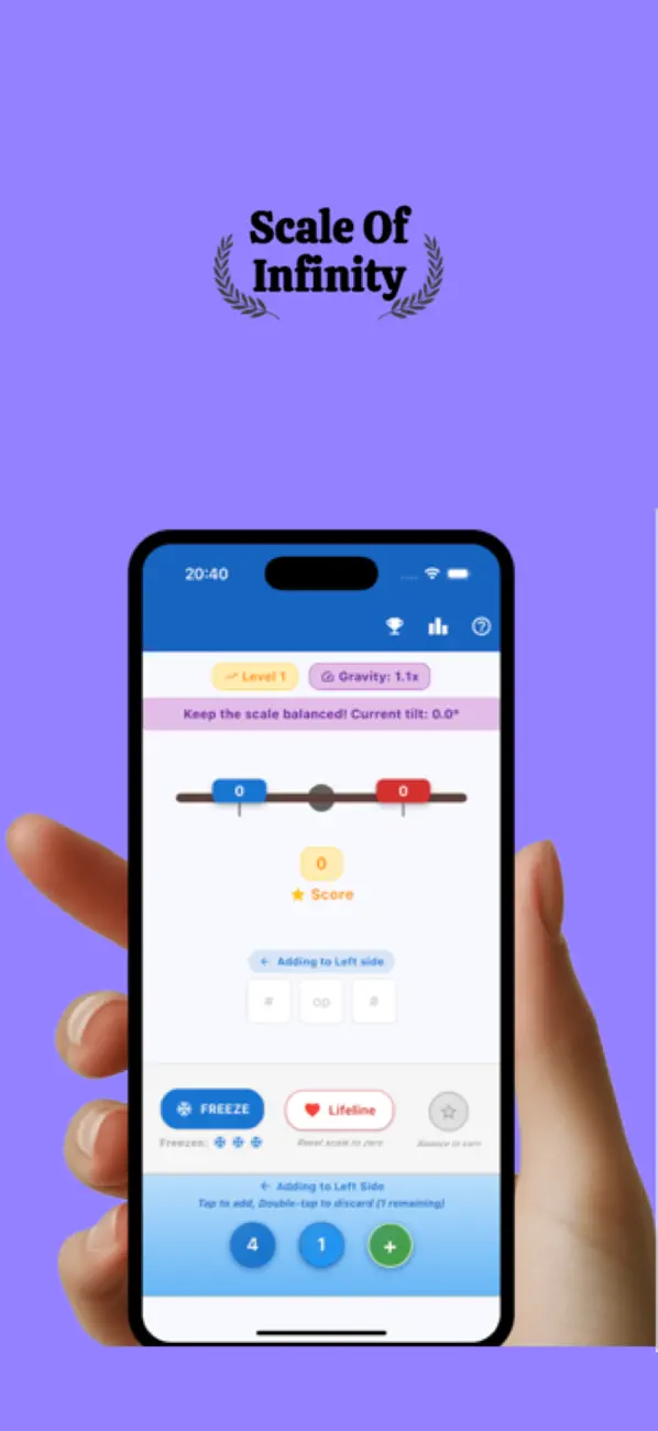 Screenshot #1 pour Scale Of Infinity