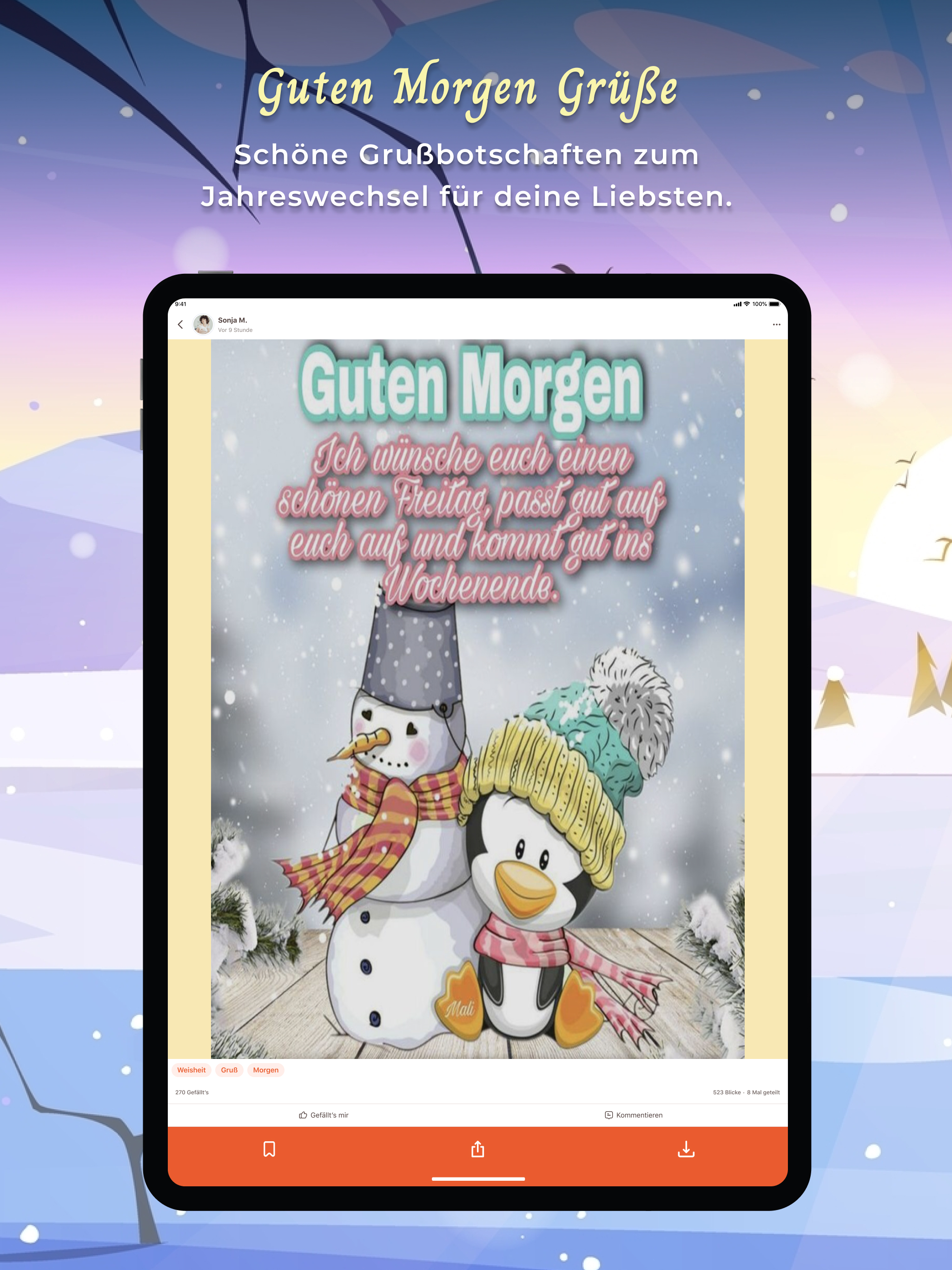 MoinMoin: Guten Morgen Bilder