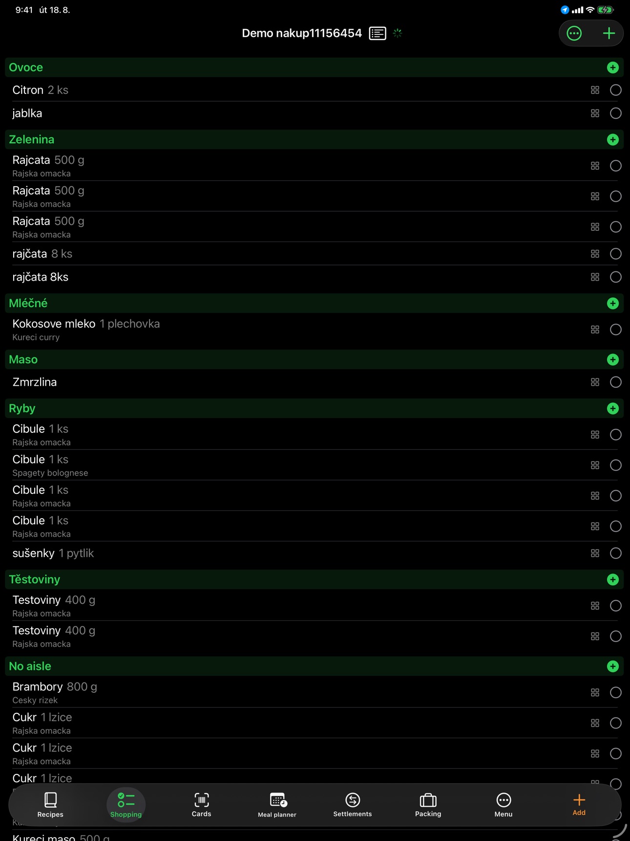 Screenshot 8 of Kitcho: Shopping & Recipes