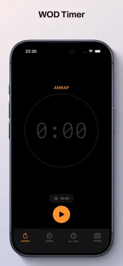 Capture d'écran de Timer WOD sur iPhone 1