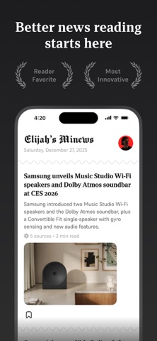 Minews: AI News Reader screenshot