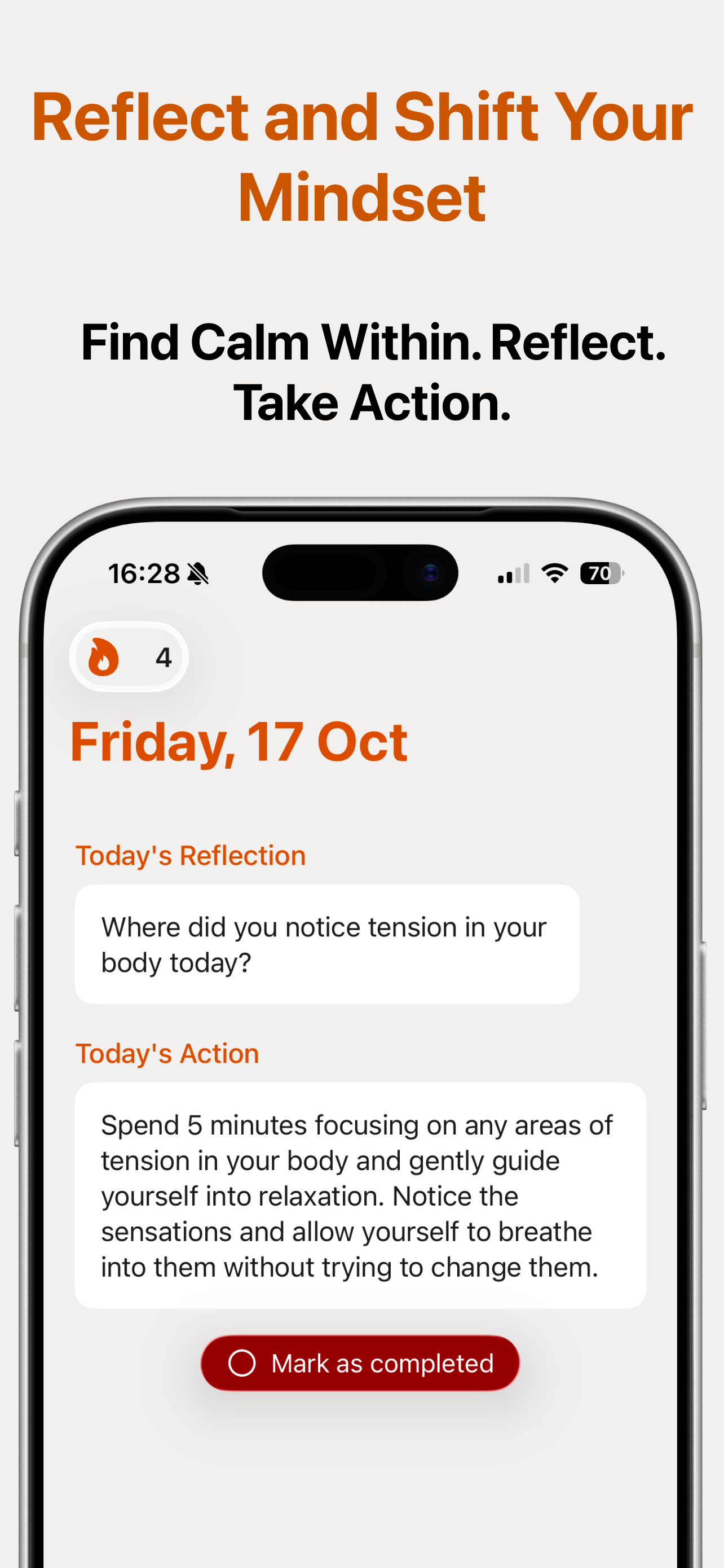 Reflect & Reset - Mindreflect screenshot 2