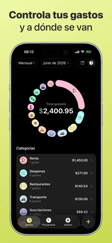 Control de Gastos: DaTrack screenshot 1 of 10