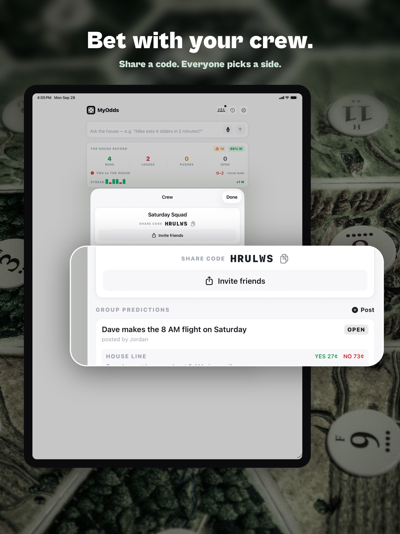 Screenshot 9 of MyOdds: Bet With Friends