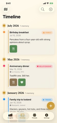 Golden Thread - Memory Journal Screenshot 3 of 6