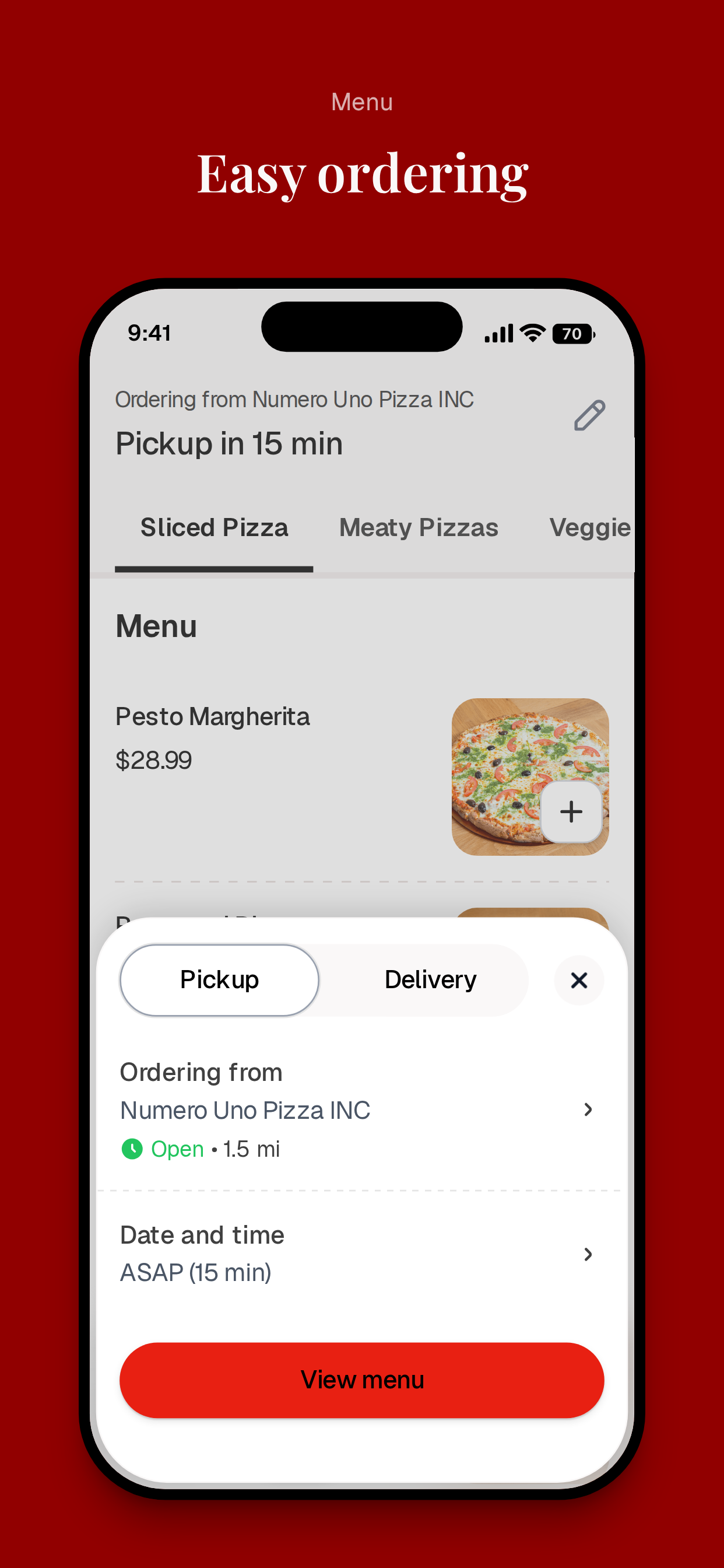 Numero Uno Pizza To Go screenshot 3