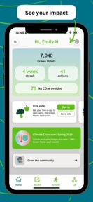 Sustainability Rewards screenshot