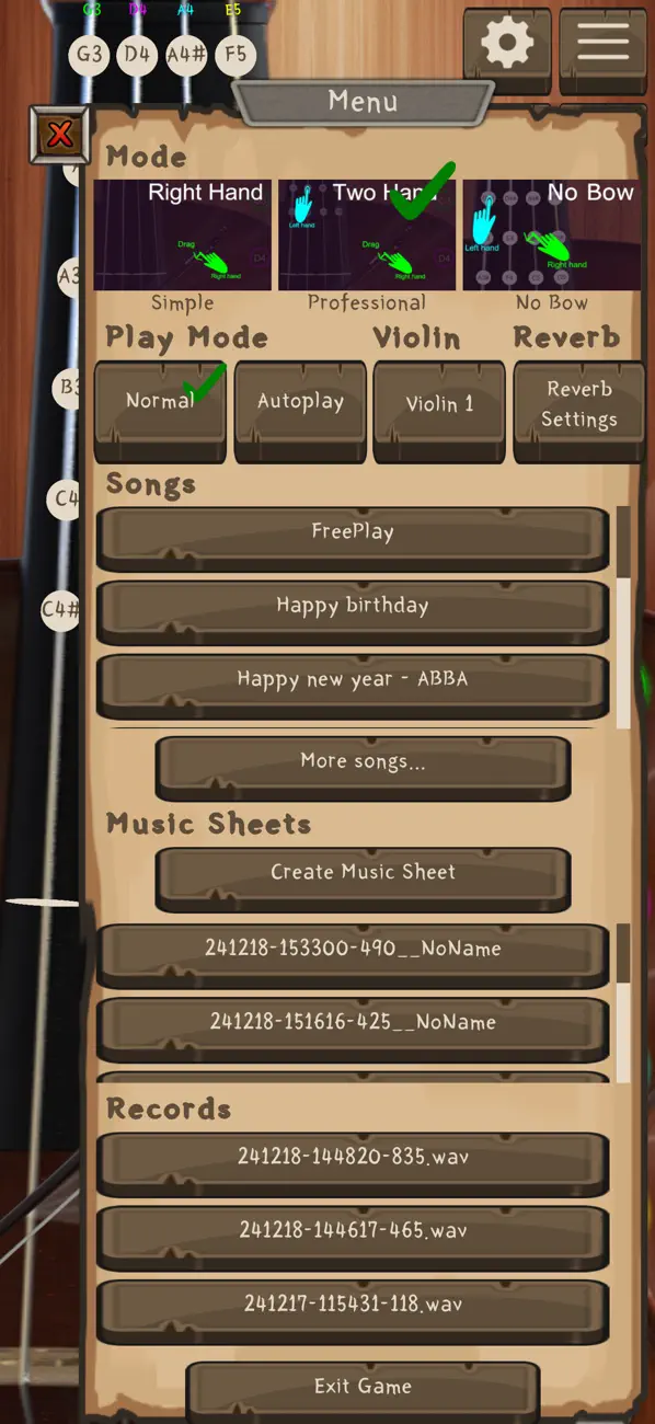 Screenshot #2 pour Violin Real