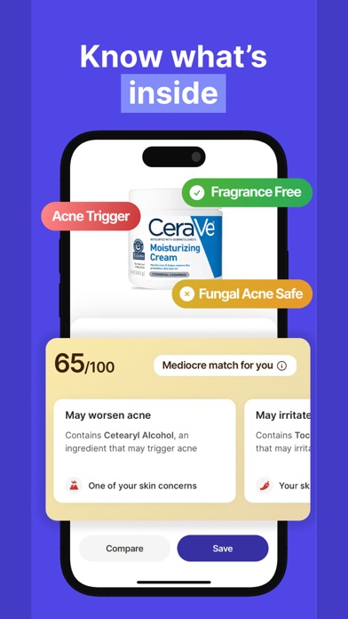 SkinSort - Skincare Scanner Screenshot