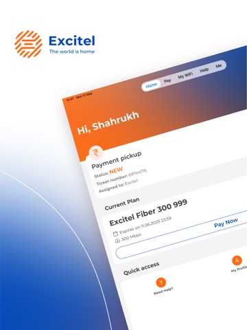my Excitel iPad screenshot 1