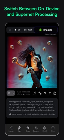 Sogni: AI Image, Video & Music iPhone screenshot