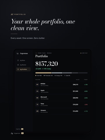 Argentum Ai iPad screenshot