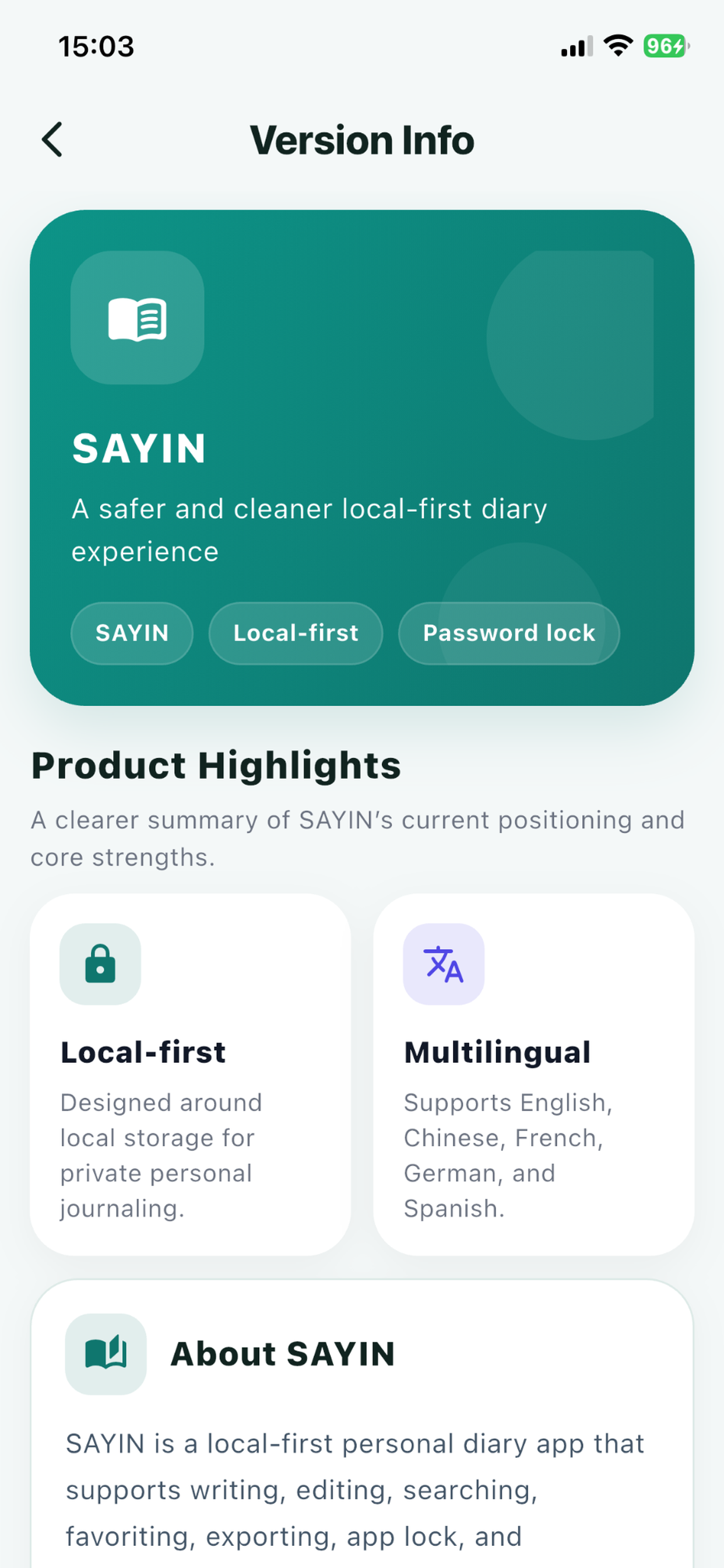 SAYIN: Voice Journal screenshot 5