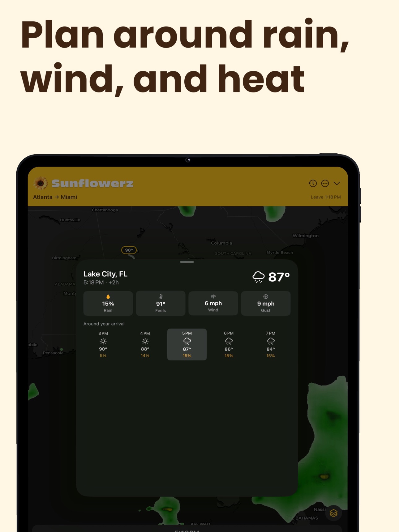 Screenshot 10 of Sunflowerz -Trip Weather Radar