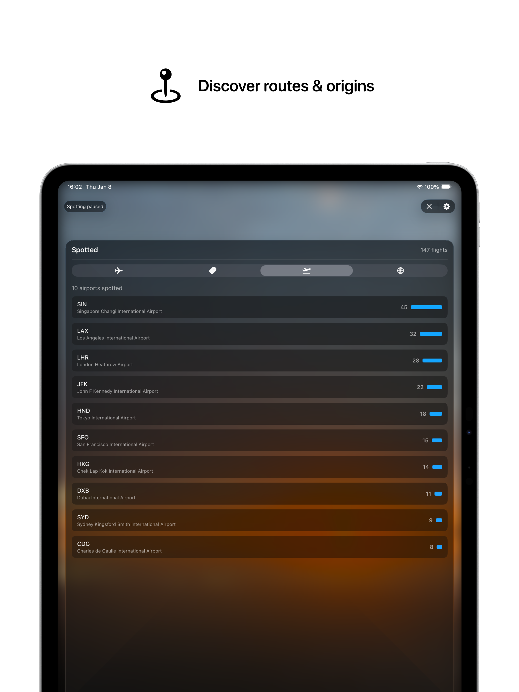 Overhead - AR Flight Spotter