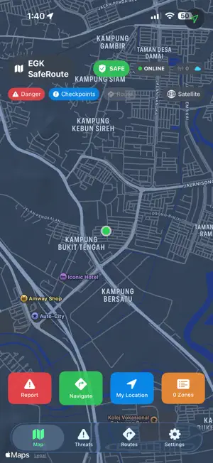 EGK SafeRoute Wartime screenshot 2