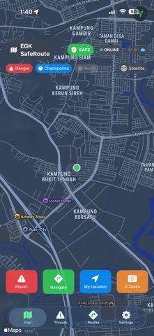 EGK SafeRoute Wartime screenshot