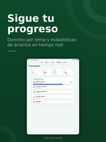 CitizenLang iPad screenshot