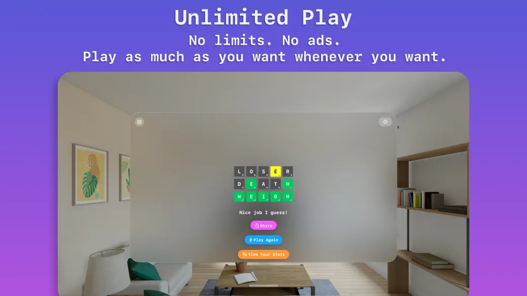 LOSER - A Word Game screenshot 1