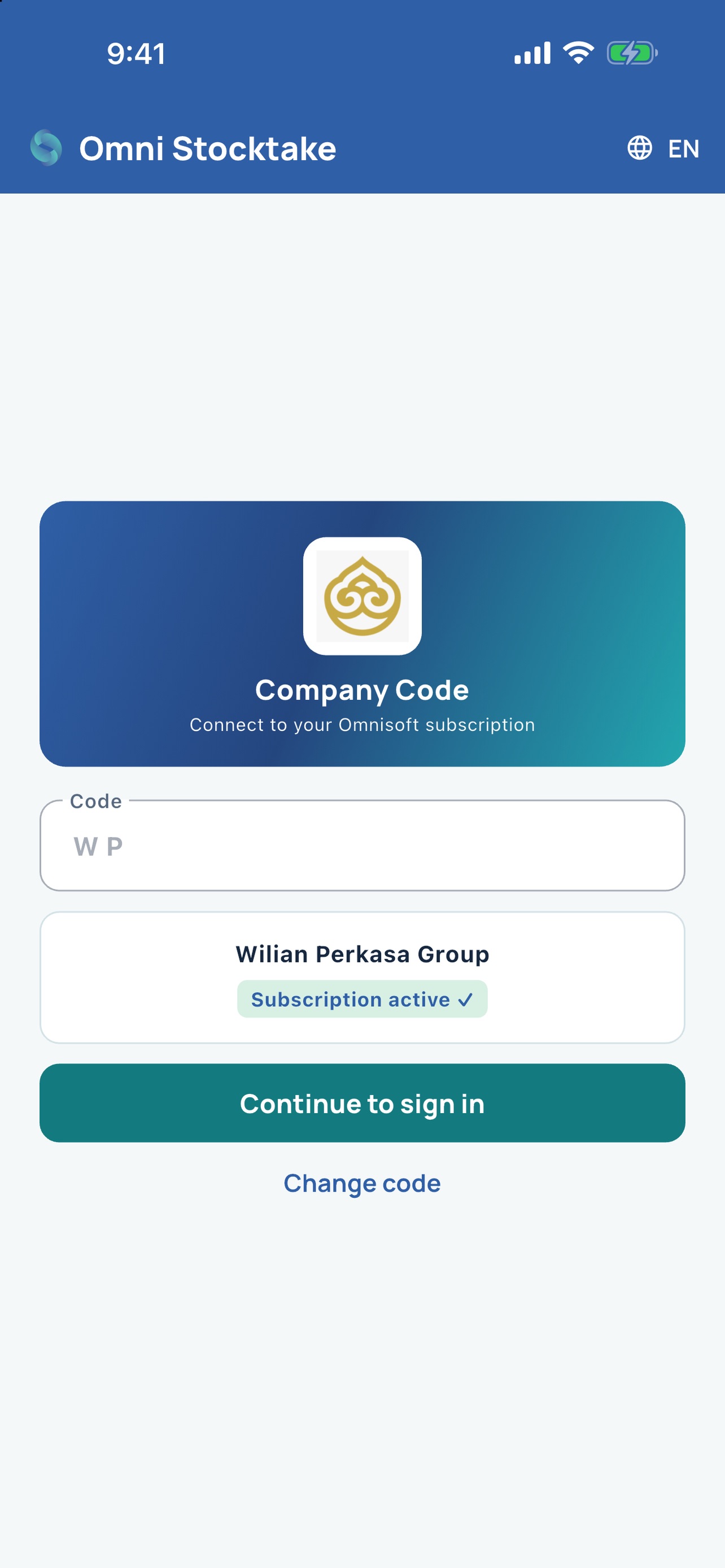 Screenshot 1 of Omni Stocktake