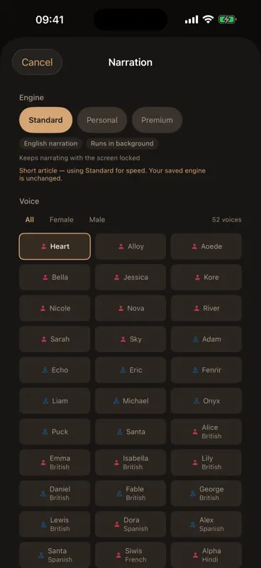 Chorus Reader screenshot 4 of 8