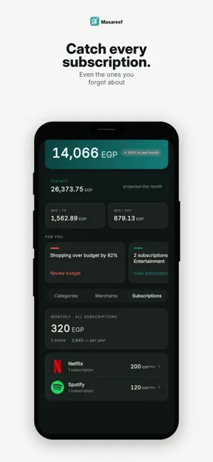 Masareef - Expense tracker screenshot 4