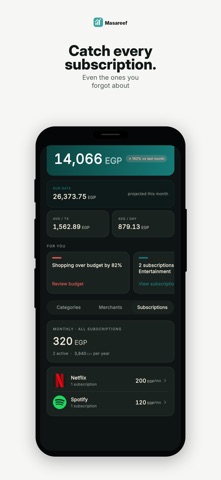 Masareef - Expense tracker screenshot